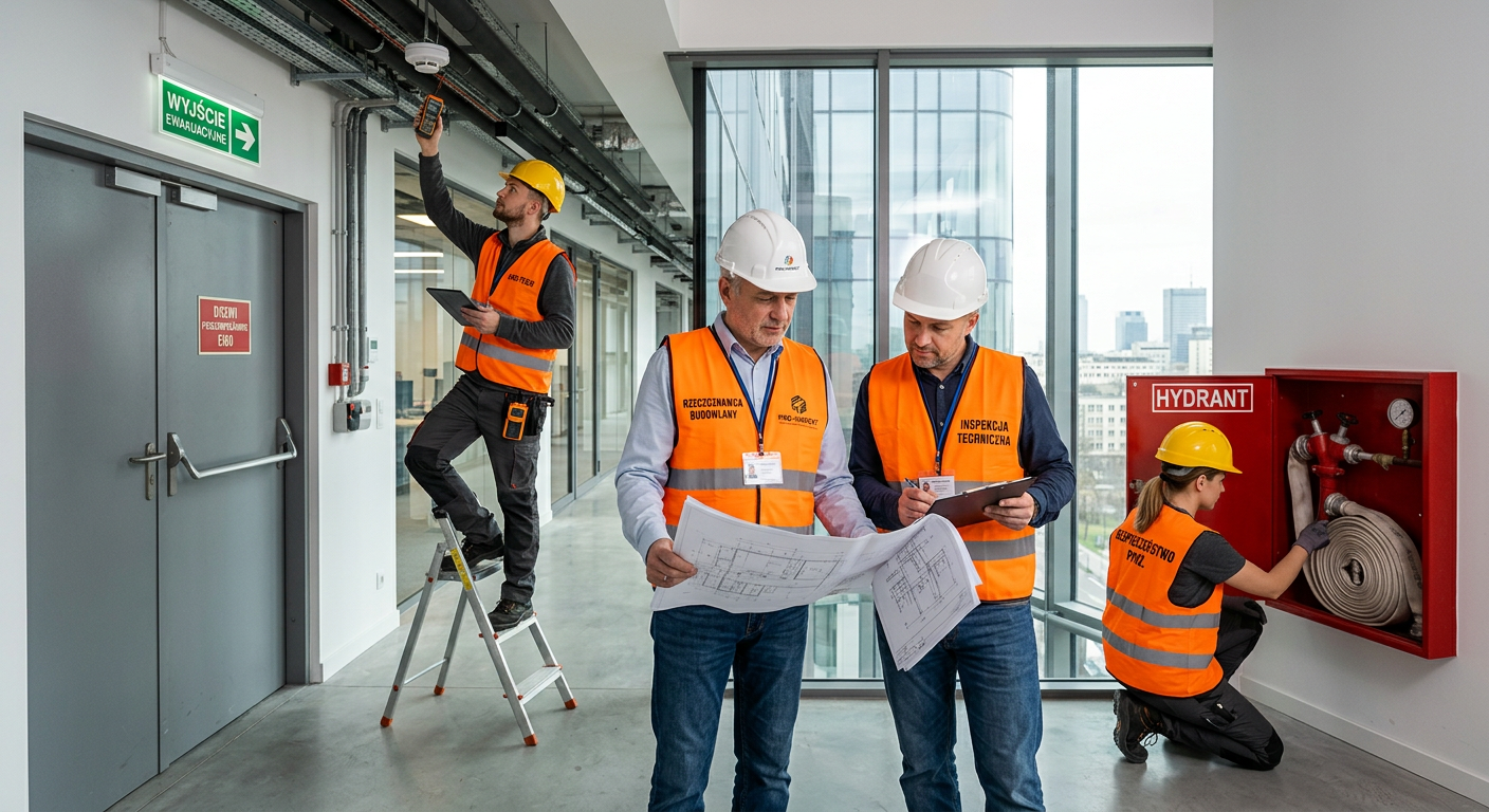 Eksperci FIRE EX przy pracy